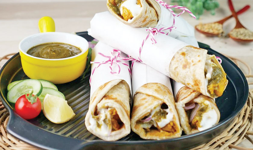 Chicken mayo roll